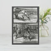 ヴィンテージ スポーツ、ビクトリア時代の女性野球チーム (スタンド正面)