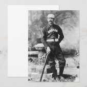 ヴィンテージ スポーツ フォト、ボストン 野球選手 (正面/裏面)