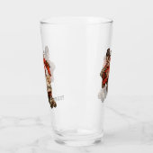 ヴィンテージ スポーツ フットボール クォーターバック プレーヤー ランニング タンブラーグラス (左)