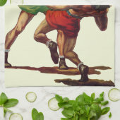 ヴィンテージ スポーツ ボクシング、ボクサーが戦う, キッチンタオル (折り畳み)