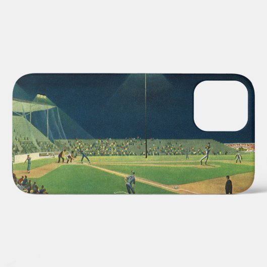 ヴィンテージ スポーツ, 夜の野球の試合 Case-Mate iPhoneケース (裏面 (横))
