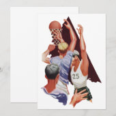 ヴィンテージ スポーツ, 試合中のバスケットボール選手 (正面/裏面)