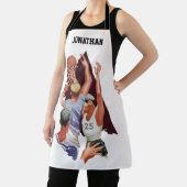 ヴィンテージ スポーツ, 試合中のバスケットボール選手 エプロン (インサイチュ)