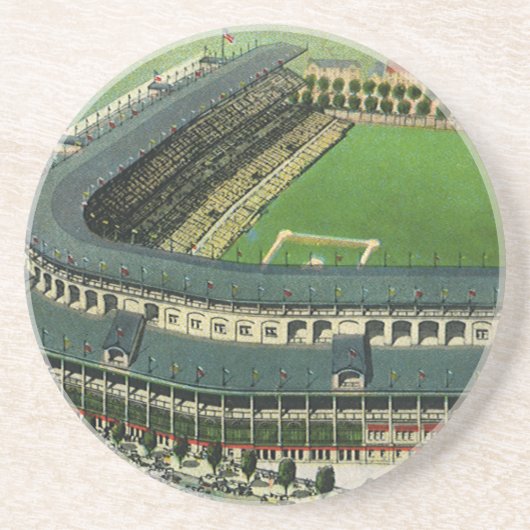ヴィンテージ スポーツ 野球場、空中ビュー コースター (正面)