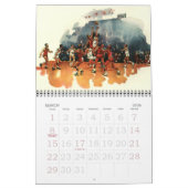 ヴィンテージ スポーツ, 野球, フットボール, バスケットボール カレンダー (3月 2026)