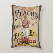 ヴィンテージ スポーツ 野球、リーチのガイド カバーアート アクセントクッション (裏面(縦))