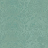 ヴィンテージ スモーキー パイン グリーン ダマスク オーダーメイド ミディアムペーパーバッグ