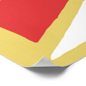 ヴィンテージ スモークレス アブストラクト ジオメトリック モダンスタイル ポスター (角)