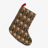 ヴィンテージ スモールクリスマスストッキング (正面 (吊り時))