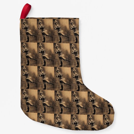 ヴィンテージ スモールクリスマスストッキング (正面)