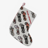 ヴィンテージ スモールクリスマスストッキング (正面 (吊り時))