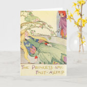 ヴィンテージ – スリープ美しい、 カード (黄色い花)