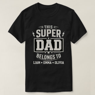 ヴィンテージ スーパーダッドは息子たちのもの Tシャツ
