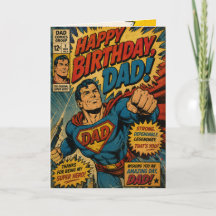 ヴィンテージ スーパーヒーロー パパ 誕生日
