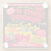 ヴィンテージ·セアンス·オ疑問に思ブ·スプーク·ショー ガラスコースター (裏面)