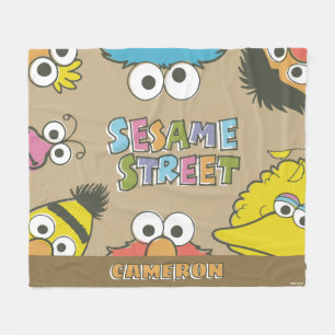 ヴィンテージ セサミストリート パルズ フリースブランケット