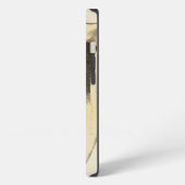 ヴィンテージ セピア色のホラガイ iPhoneケース (左側面)