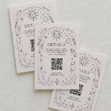 ヴィンテージ セレスティアル ウェディング ディテール QRコード