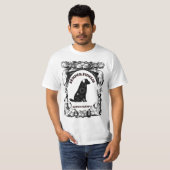 ヴィンテージ セレスティアル ドッグ ポスター Semper Fidelis Tシャツ (正面フル)