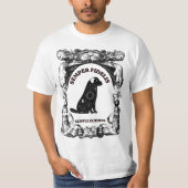 ヴィンテージ セレスティアル ドッグ ポスター Semper Fidelis Tシャツ (正面)