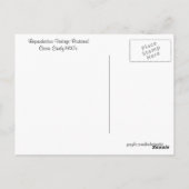 ヴィンテージ セントクレア フラッツ デトロイト ミシガン州 ポストカード (裏面)