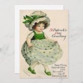 ヴィンテージ セントパトリックデー シーズンカード (正面/裏面)
