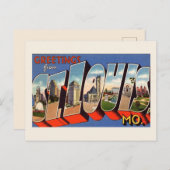 ヴィンテージ セントルイス ポストカード (正面/裏面)