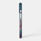 ヴィンテージ ソフトスタイル星雲 iPhone 16ケース (左側面)