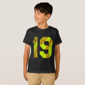 ヴィンテージ ソフトル 19 ジャージ ナンバー Tシャツ (正面フル)