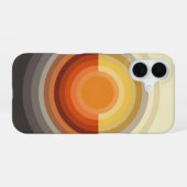 ヴィンテージ ソーラー ラディアンス iPhone 16ケース (裏面横)