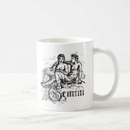 ヴィンテージ ゾディアック ふたご座 コーヒーマグカップ (右)