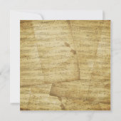 ヴィンテージ タイプライター ゲイ ウェディング 招待状 (裏面)