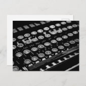 ヴィンテージ タイプライター ポストカード (正面/裏面)