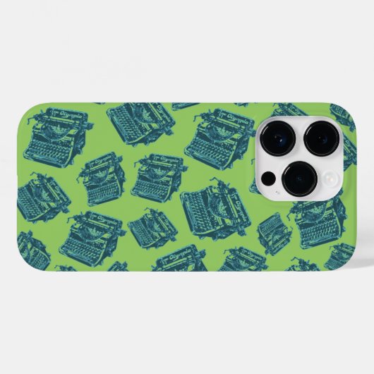 ヴィンテージ タイプライター Case-Mate iPhoneケース (裏面 (横))