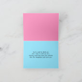 ヴィンテージ タイポグラフィー ブラックボード サンクス カード (内部)