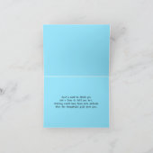 ヴィンテージ タイポグラフィー ブラックボード サンクス カード (内部)