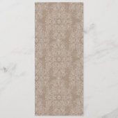 ヴィンテージ タウペレース - メニューまたは結婚式の招待状 メニュー (裏面)