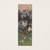 ヴィンテージ、タビー猫、ハンモックの子猫 (正面)