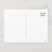 ヴィンテージ・ターキー・サンクスギビングデイ・ジョイ シーズンポストカード (裏面)