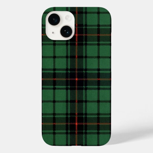 ヴィンテージ タータン デイビッドソン モダン パターン Case-Mate iPhoneケース (裏面)