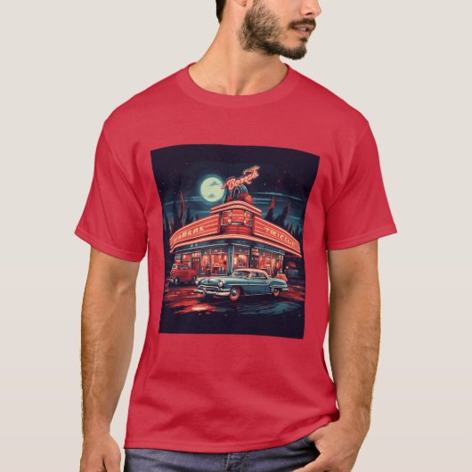 ヴィンテージ ダイナー Tシャツ (正面)