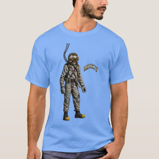 ヴィンテージ ダイバー マーク5 ダイビング ヘルメット URM Tシャツ