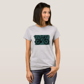 ヴィンテージ ダウンヒル MTB - マウンテン バイクに乗る Tシャツ (正面フル)