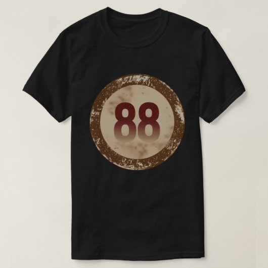 ヴィンテージ ダストレス ナンバー88 Tシャツ (デザイン正面)