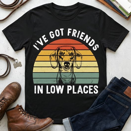 ヴィンテージ・ダックスフントの面白い引用 レトロな犬好き Tシャツ