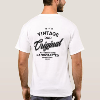 ヴィンテージ ダッド オリジナル Tシャツ リアプリント