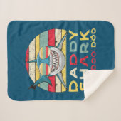 ヴィンテージ·ダディ·シャーク「ドゥドゥドゥ」 シェルパブランケット (正面(横))