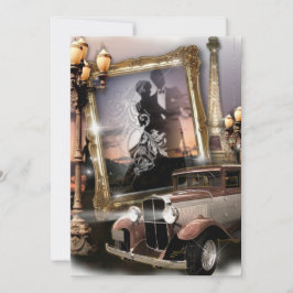 ヴィンテージ·ダマスク·ギャングの結婚式の招待 招待状