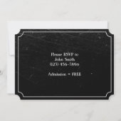 ヴィンテージ・ダメージ・フィルム 招待状 (裏面)