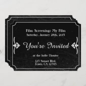 ヴィンテージ・ダメージ・フィルム 招待状 (正面/裏面)